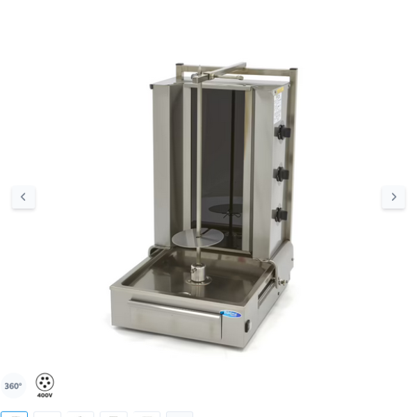  Ψησταριά κεμπάπ ηλεκτρική - 3 καυστήρες - 40kg κρέας